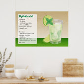 Mojito Recipe Poster (Küche)