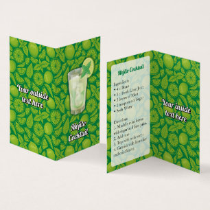 Mojito Recipe Visitenkarten