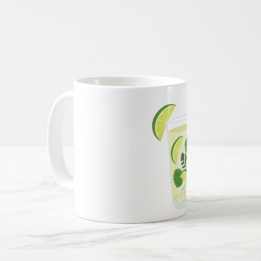 Mojito Rezept Kaffeetasse (Vorderseite Links)