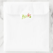 Mojito Runder Aufkleber (Tasche)