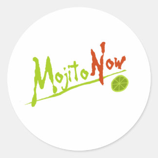 Mojito Runder Aufkleber
