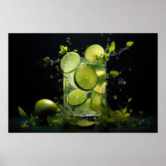 Mojito Splash Poster (Vorne)