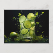 Mojito Splash Postkarte (Vorderseite)