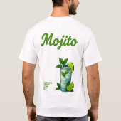 Mojito T-Shirt – Fresh Mint & Lime Cocktail (Rückseite)