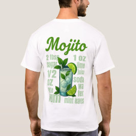 Mojito T-Shirt – Fresh Mint & Lime Cocktail