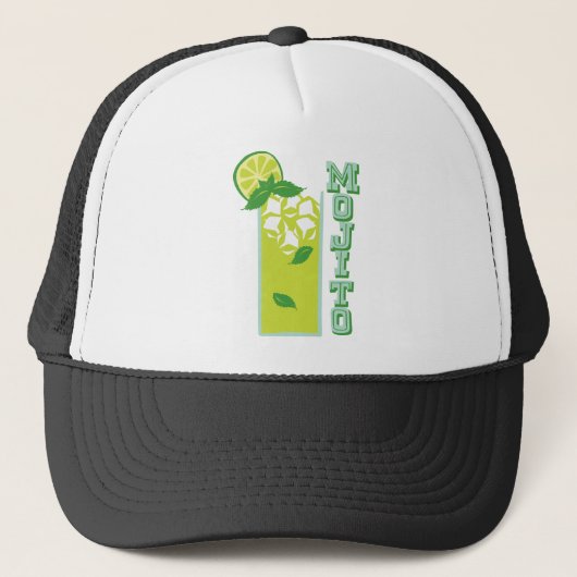 Mojito Truckerkappe (Vorderseite)