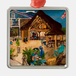 "Mojito's at Dusk" von Willowcatdesign Ornament Aus Metall