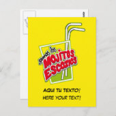 MOJITOS ESCOZIOS POSTKARTE (Vorne/Hinten)
