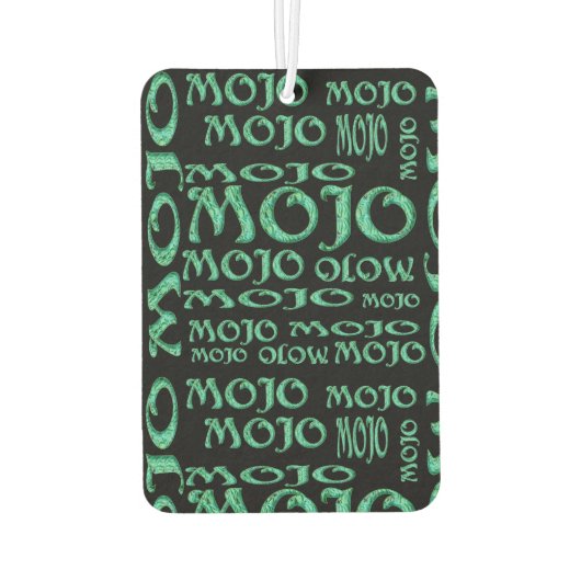 Mojo Black Car Lufterfrischer (Rückseite)