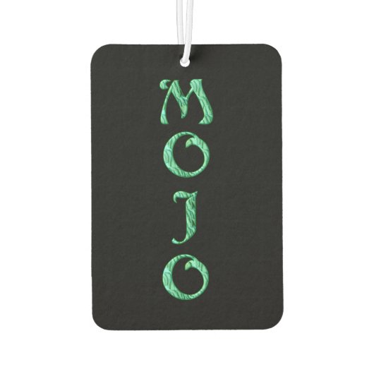 Mojo Black Car Lufterfrischer (Rückseite)