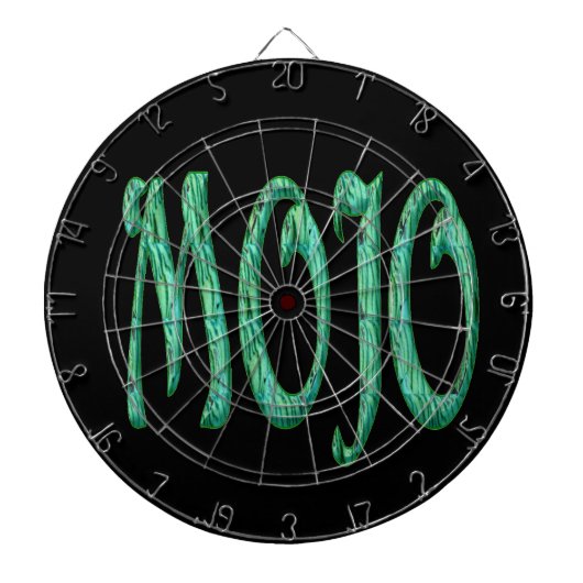 Mojo Black Dartboard Dartscheibe (vorne)