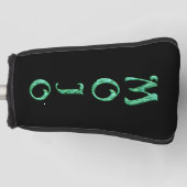 Mojo Black Golf Club Pappdeckel Headcover (Vorderseite)