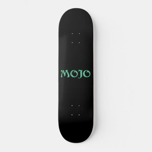 Mojo Black Skateboard (Vorderseite)