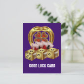 Mojo Fast Luck Mojo Workin! Postkarte (Stehend Vorderseite)