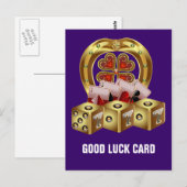 Mojo Fast Luck Mojo Workin! Postkarte (Vorne/Hinten)