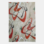 MoJo Geschirrtuch: BUMERANG 2 - GRASLAND-ROSE Handtuch (Vertikal)