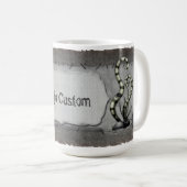 MOJO Gothic Voodoo Doll PERSONALISIERT Kaffeetasse (VorderseiteRechts)