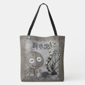MOJO Gothic Voodoo Doll PERSONALISIERT Tasche (Rückseite)