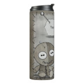 MOJO Gothic Voodoo Doll PERSONALISIERT Thermosbecher (Nach links gedreht)