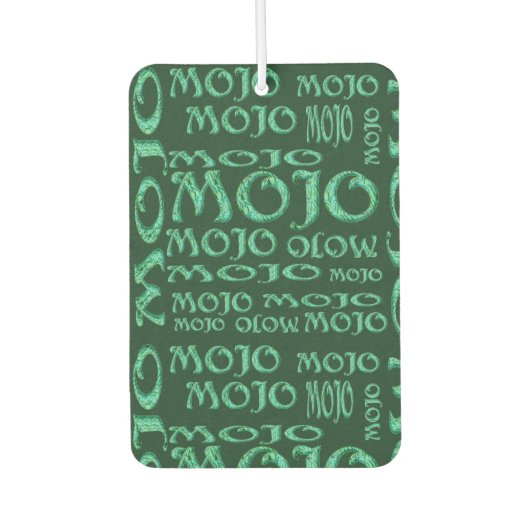 Mojo Green Car Air Erfrischung Autolufterfrischer (Vorderseite)
