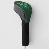 Mojo Green Golf Driver Abdeckung Headcover (angewinkelt)