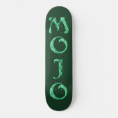Mojo Green Skateboard (Vorderseite)