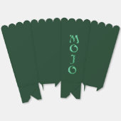 Mojo-grüne Popcorn-Box Geschenkschachtel (Ungeklappt)