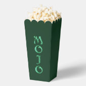 Mojo-grüne Popcorn-Box Geschenkschachtel (Geplatzt)