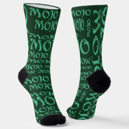 Mojo-Grüne Premium-Socken Socken