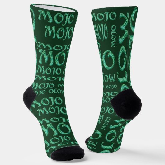 Mojo-Grüne Premium-Socken Socken (Gewinkelt)