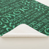 Mojo-grüne Sherpa-Decke Sherpadecke (3/4)