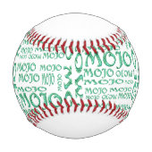Mojo-grüner Baseball (Rückseite)