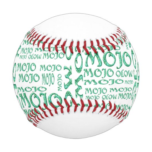 Mojo-grüner Baseball (Rückseite)