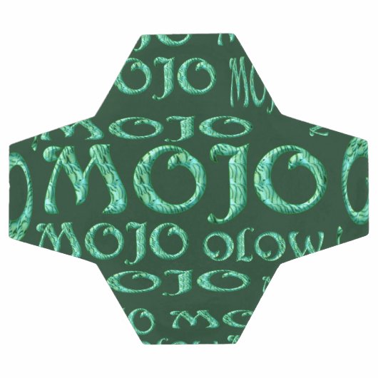 Mojo-grüner Fußball (Flach)