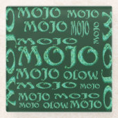 Mojo-grüner Untersetzer (Vorderseite)