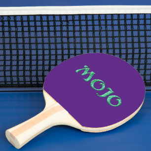 Mojo-grünes lila Tischtennispaddel Tischtennis Schläger
