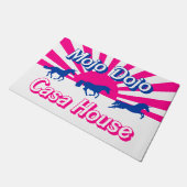 Mojo House Niedlich Girly Pink Unicorn Fußmatte (Schrägansicht)