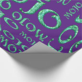 Mojo lila glänzendes Verpackungspapier Geschenkpapier (Ecke)
