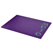 Mojo lila Glasspanplatte Schneidebrett (Ecke)