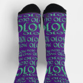 Mojo lila Hochleistungs-Socken Socken (Oben)