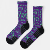 Mojo lila Hochleistungs-Socken Socken (Links)