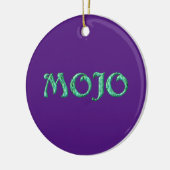 Mojo lila Kleiderbügel rund Keramik Ornament (Links)