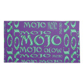 Mojo lila Kronenkissen Kissenbezug (Rückseite-Links)