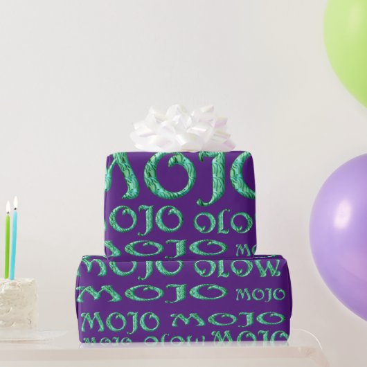 Mojo lila mattes Verpackungspapier Geschenkpapier (Partygeschenke)