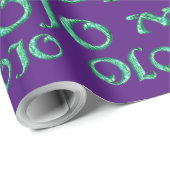 Mojo lila mattes Verpackungspapier Geschenkpapier (Rolleneckpunkt)