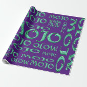 Mojo lila mattes Verpackungspapier Geschenkpapier (Ungerollt)