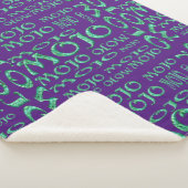 Mojo lila Sherpa-Decke Sherpadecke (3/4)