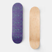 Mojo lila Skateboard (Vorderseite)