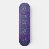 Mojo lila Skateboard (Vorderseite)