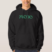 Mojo Männer schwarze Kapuzenpullover Hoodie (Vorderseite)
